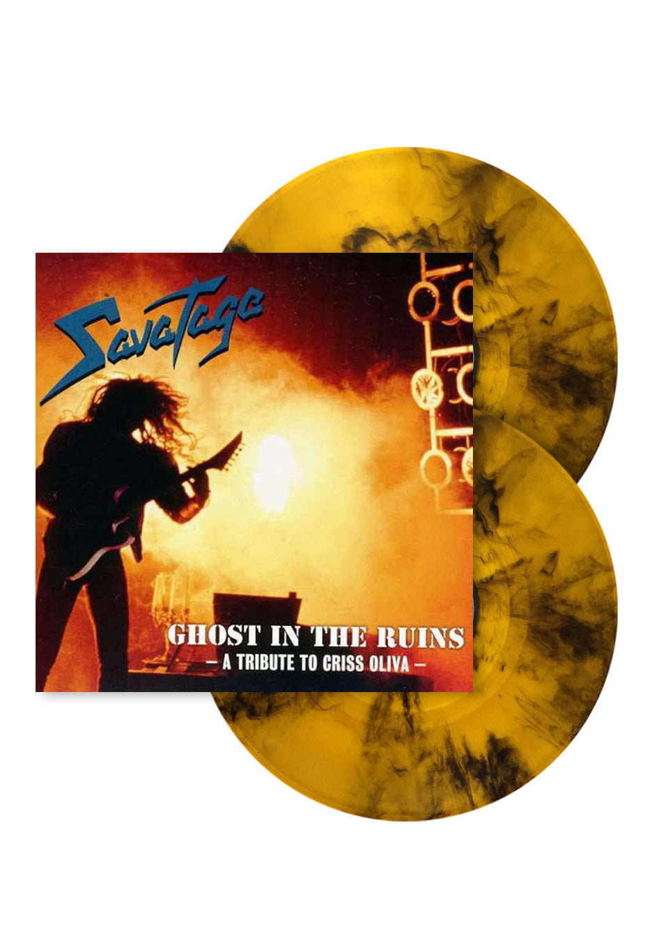 Savatage - Ghost In The Ruins Ltd. Yellow/Black - Marbled 2 Vinyl | Neutral-Image