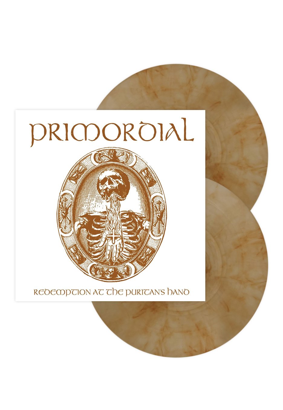 Primordial - Redemption At The Puritans Hand Ltd. Clear w/ Brown Smoke - Colored 2 Vinyl | Neutral-Image