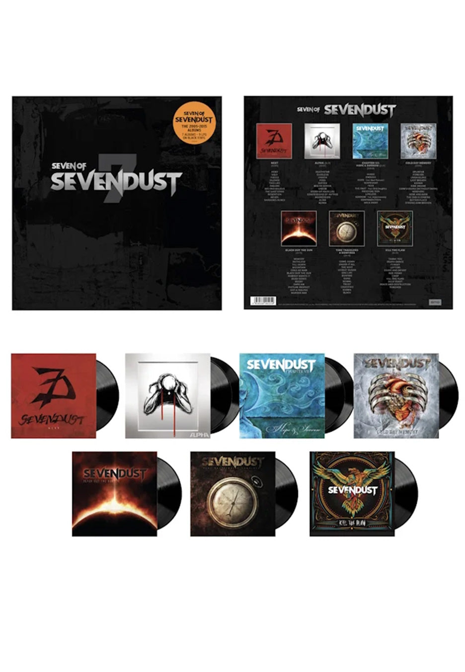 Sevendust - Seven Of Sevendust - 9 Vinyl Boxset | Neutral-Image