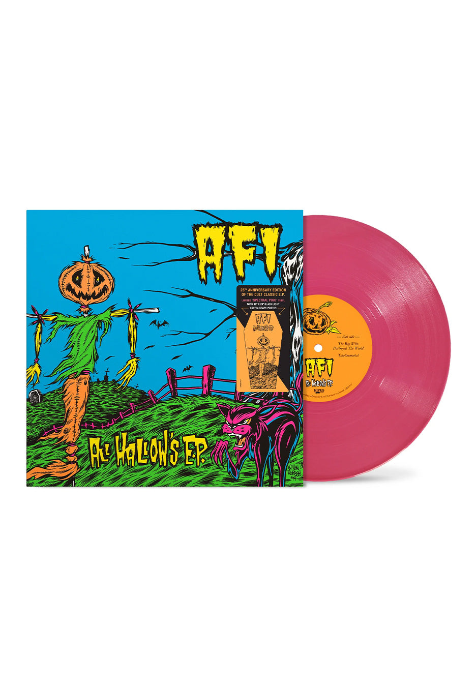 AFI - All Hallow's E.P. (Ltd. 25th Anniversary Edition) Spectral Pink - Colored 10 Inch | Neutral-Image