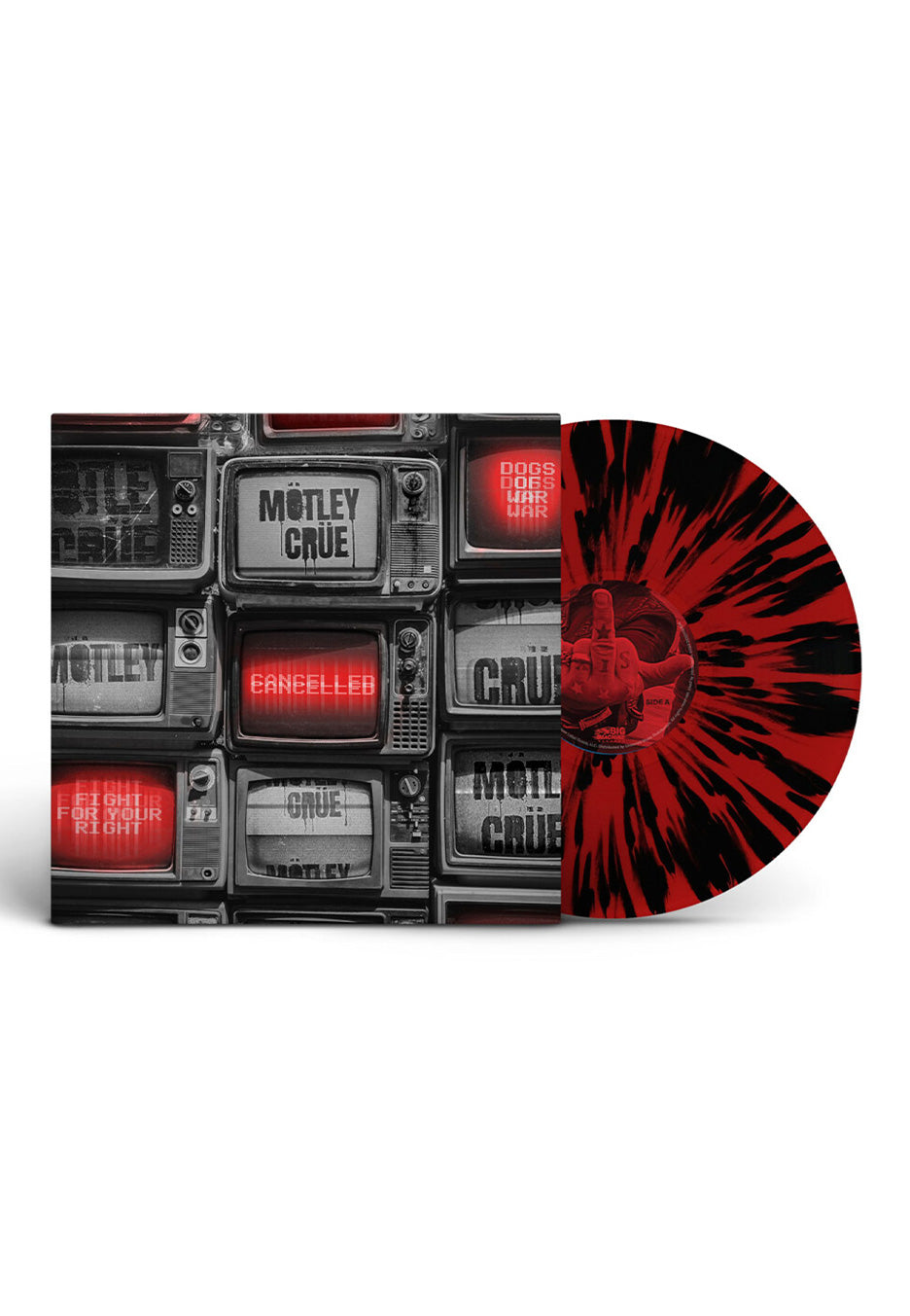 Mötley Crüe - Cancelled Ltd. Red w/ Black - Splattered Vinyl | Neutral-Image