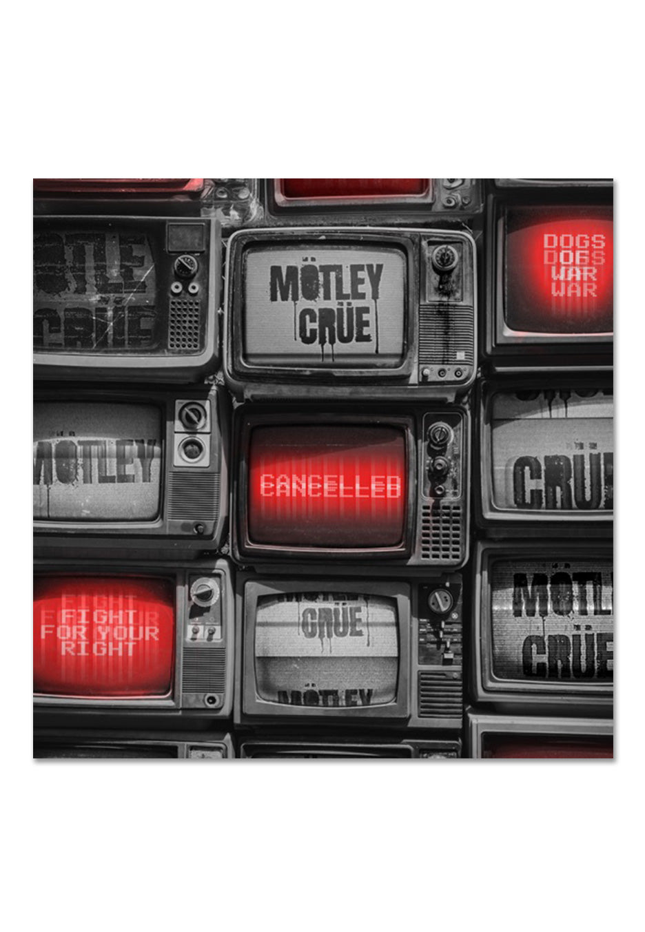 Mötley Crüe - Cancelled Ltd. Red w/ Black - Splattered Vinyl | Neutral-Image