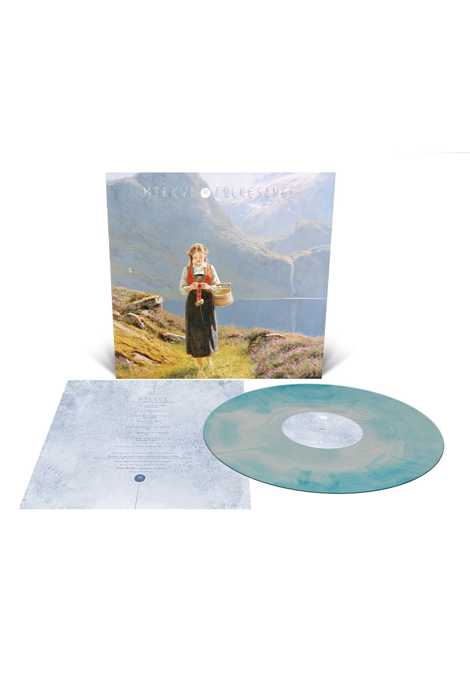 Myrkur - Folkesange Sea Blue and Baby Pink - Marbled Vinyl | Neutral-Image