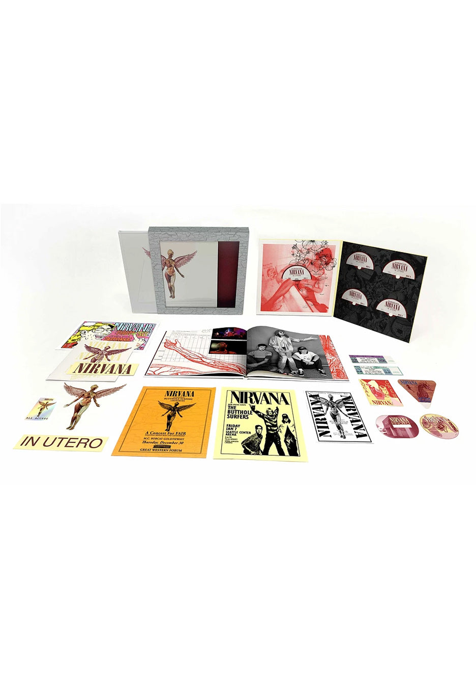 Nirvana - In Utero (Ltd. Super Deluxe Original Album + Bonus Tracks) - CD Box | Neutral-Image