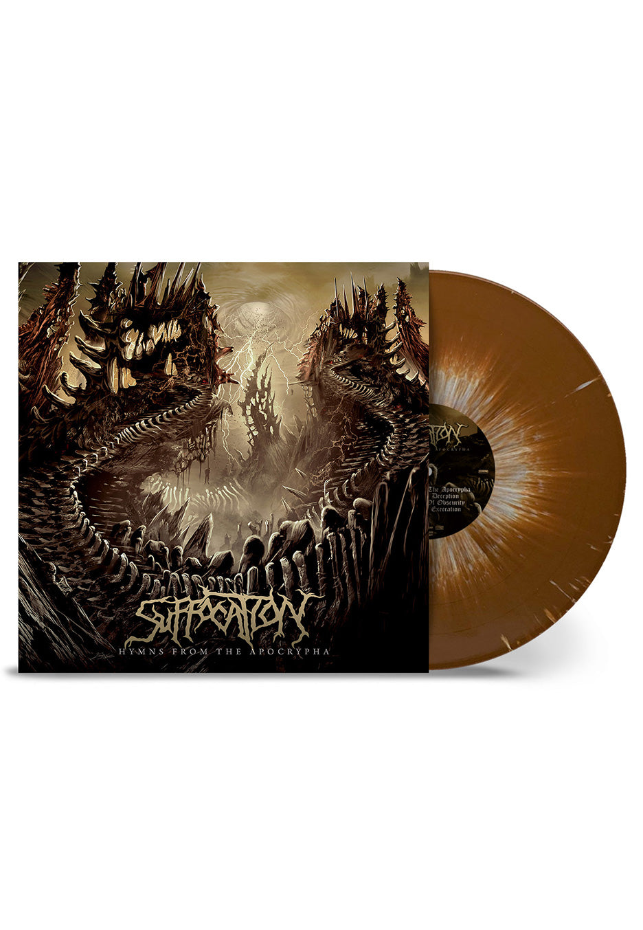 Suffocation - Hymns From The Apocrypha Brown/White - Splattered Vinyl | Neutral-Image