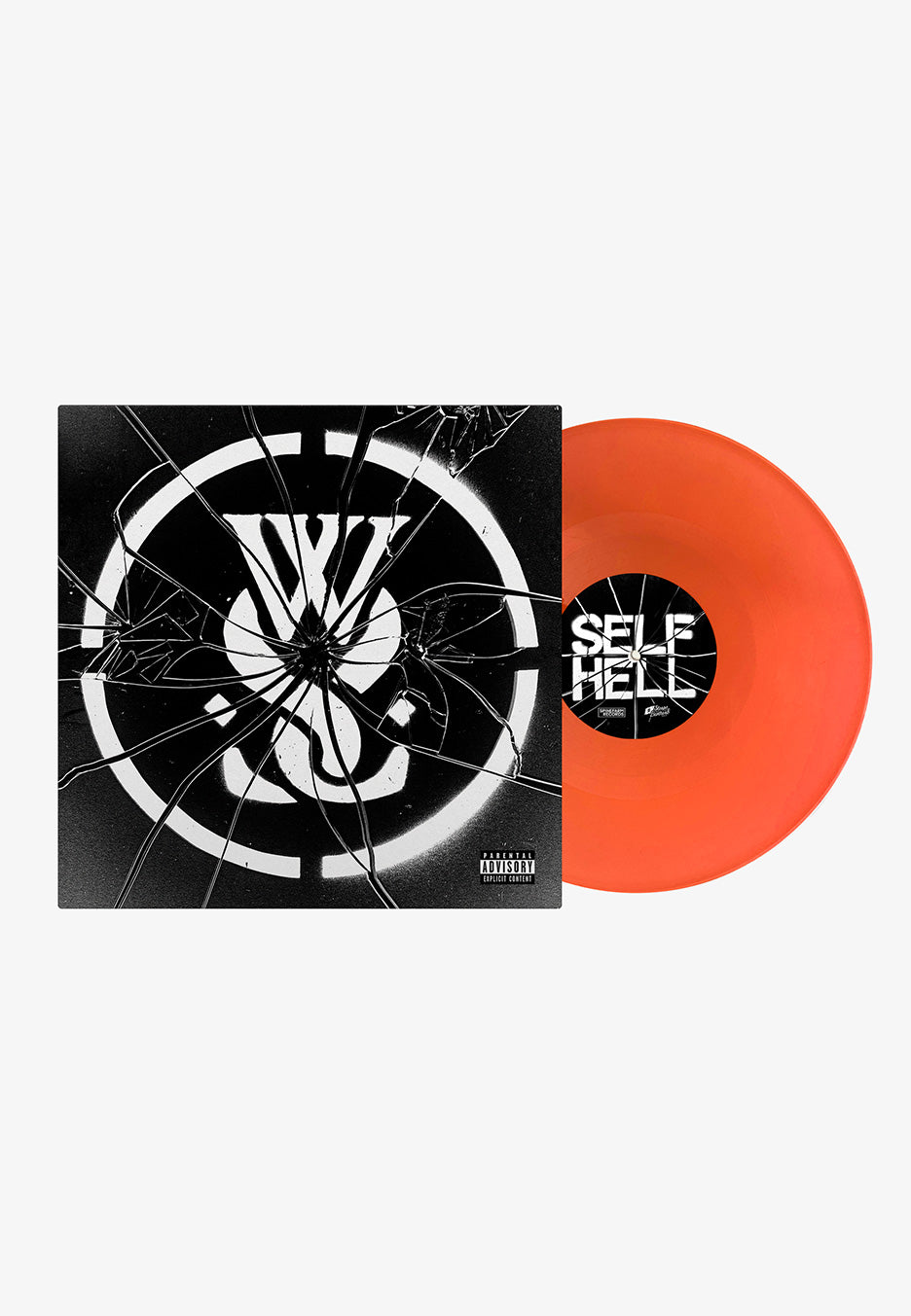 While She Sleeps - Self Hell Ltd. Transparent Neon Orange - Colored Vinyl | Neutral-Image