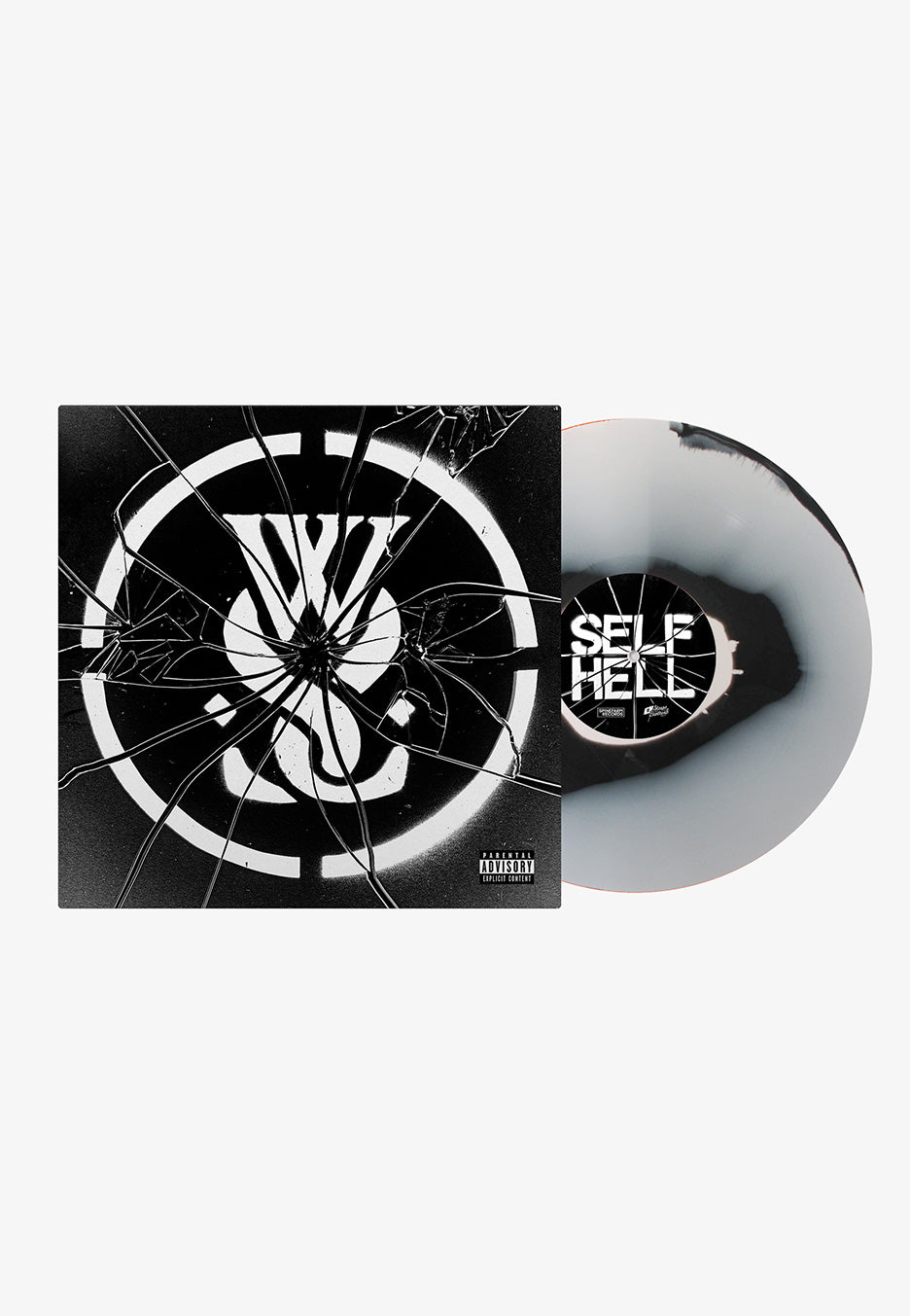 While She Sleeps - Self Hell Ltd. Corona White/Black Swirl - Colored Vinyl | Neutral-Image