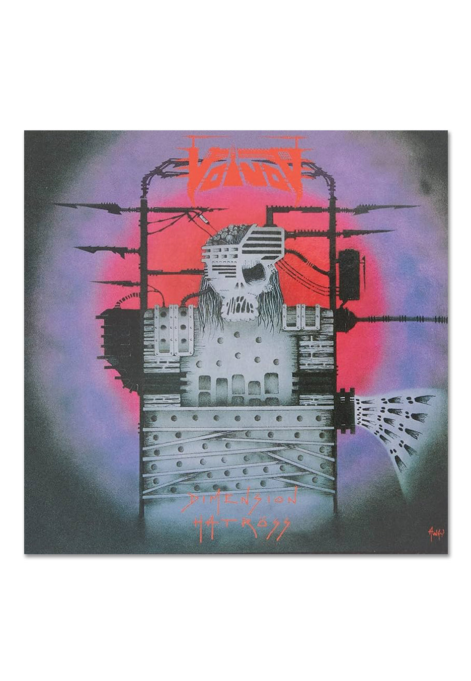 Voivod - Dimension Hatröss Ltd. White w/ Pink Splatter - Colored Vinyl | Neutral-Image