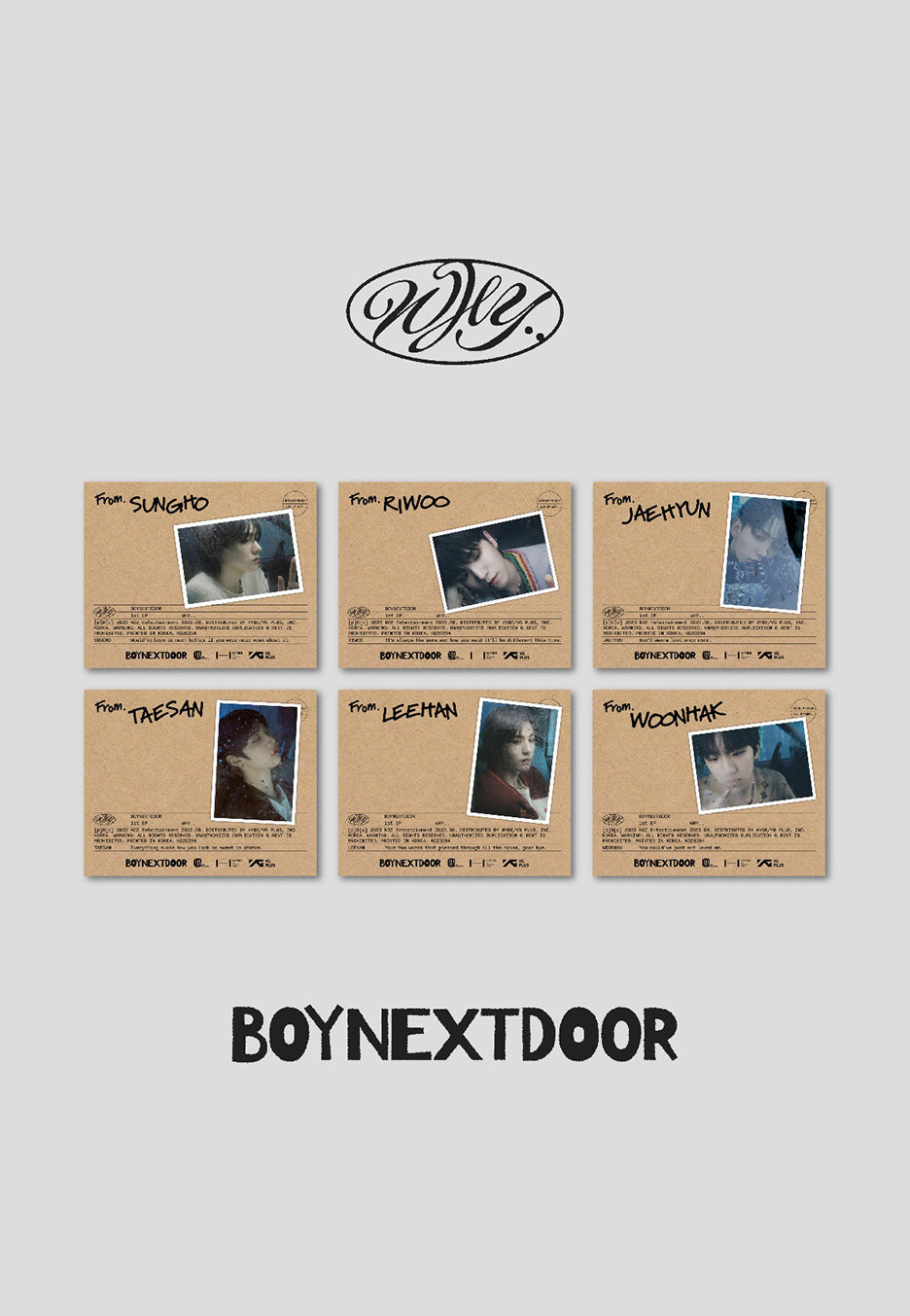 BOYNEXTDOOR - Why.. (Letter Version) - CD | Neutral-Image