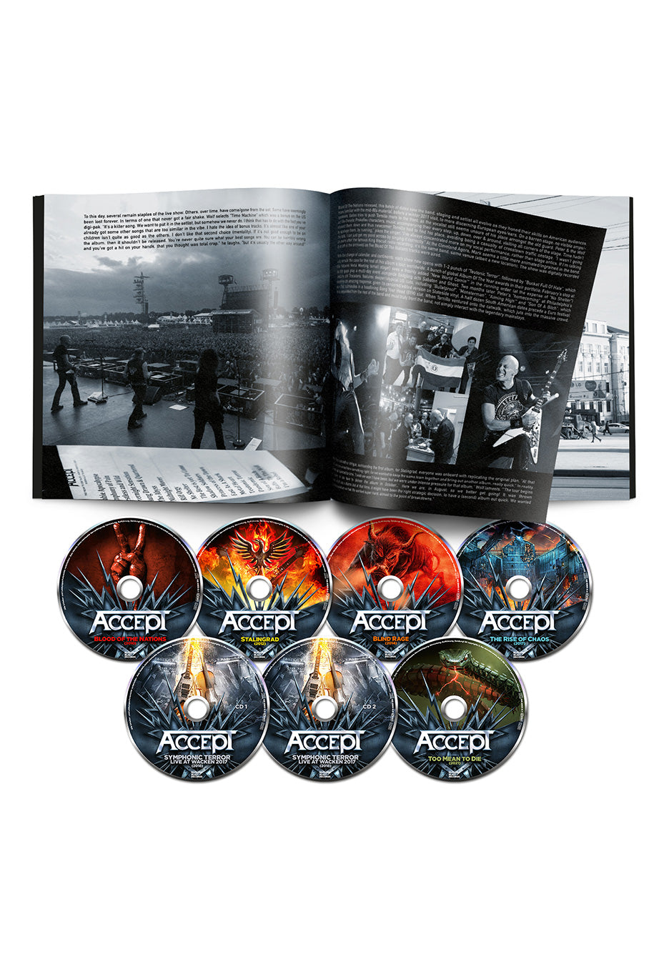 Accept - A Decade Of Defiance Ltd. - 7 CD Mediabook | Neutral-Image