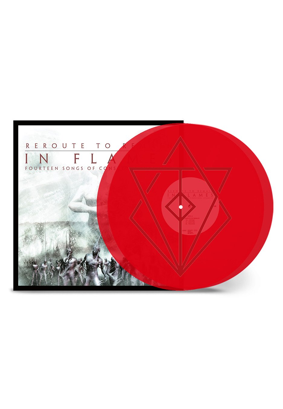 In Flames - Reroute To Remain Ltd. Transparent Red - Colored 2 Vinyl | Neutral-Image