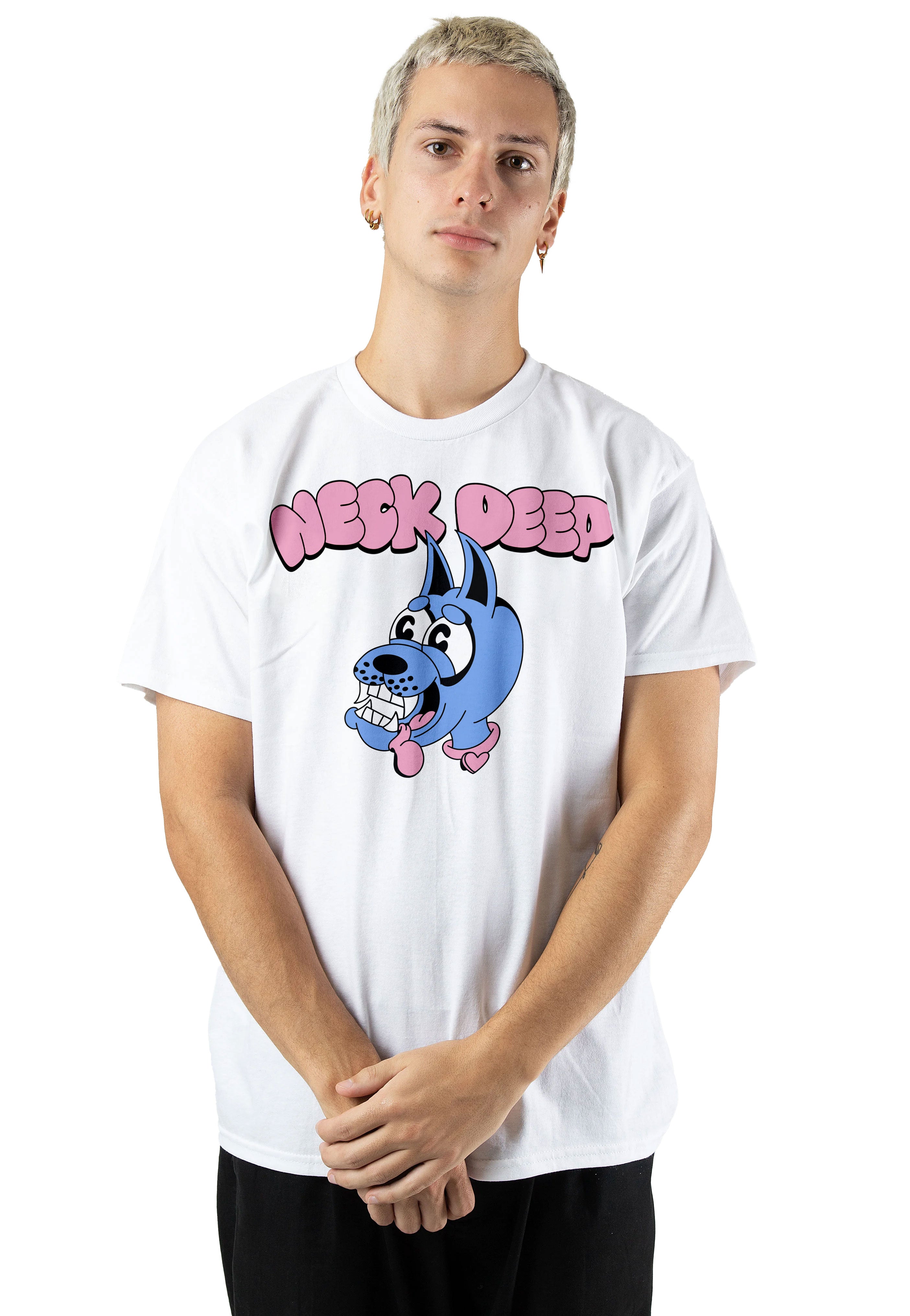 Neck Deep - Doggo White - T-Shirt | Men-Image