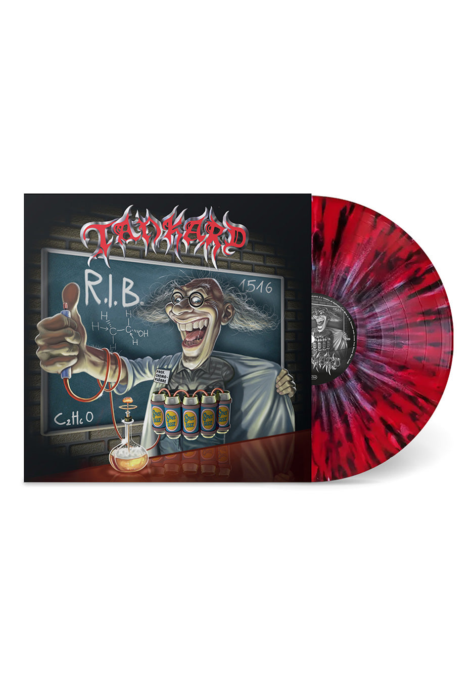 Tankard - R.I.B. Ltd. Red w/ White/Black - Splattered Vinyl | Neutral-Image