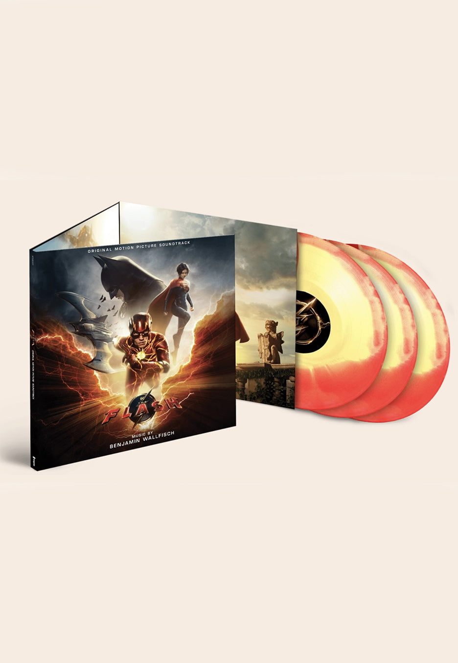 The Flash - The Flash OST (Benjamin Wallfisch) Red/Yellow - Colored 3 Vinyl | Neutral-Image