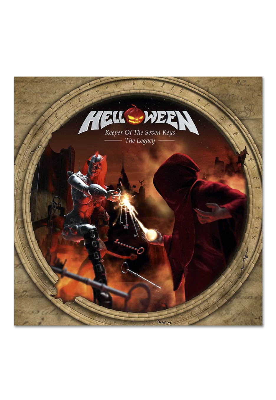 Helloween - Keeper Of The Seven Keys: The Legacy Ltd. Orange/White - Marbled 2 Vinyl | Neutral-Image