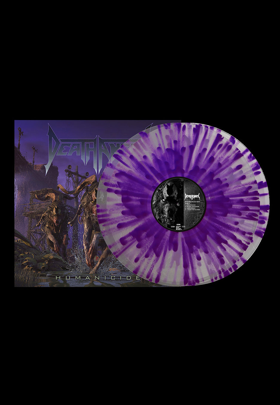 Death Angel - Humanicide Ltd. Clear w/ Purple - Splattered 2 Vinyl | Neutral-Image