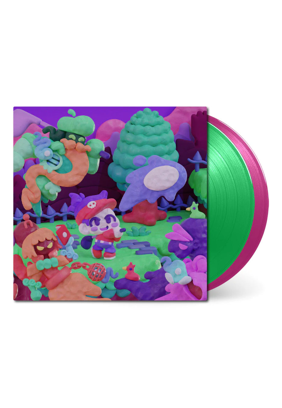 Cursed To Golf - Cursed To Golf OST (Mark Sparling) Green & Magenta - Colored 2 Vinyl  | Neutral-Image