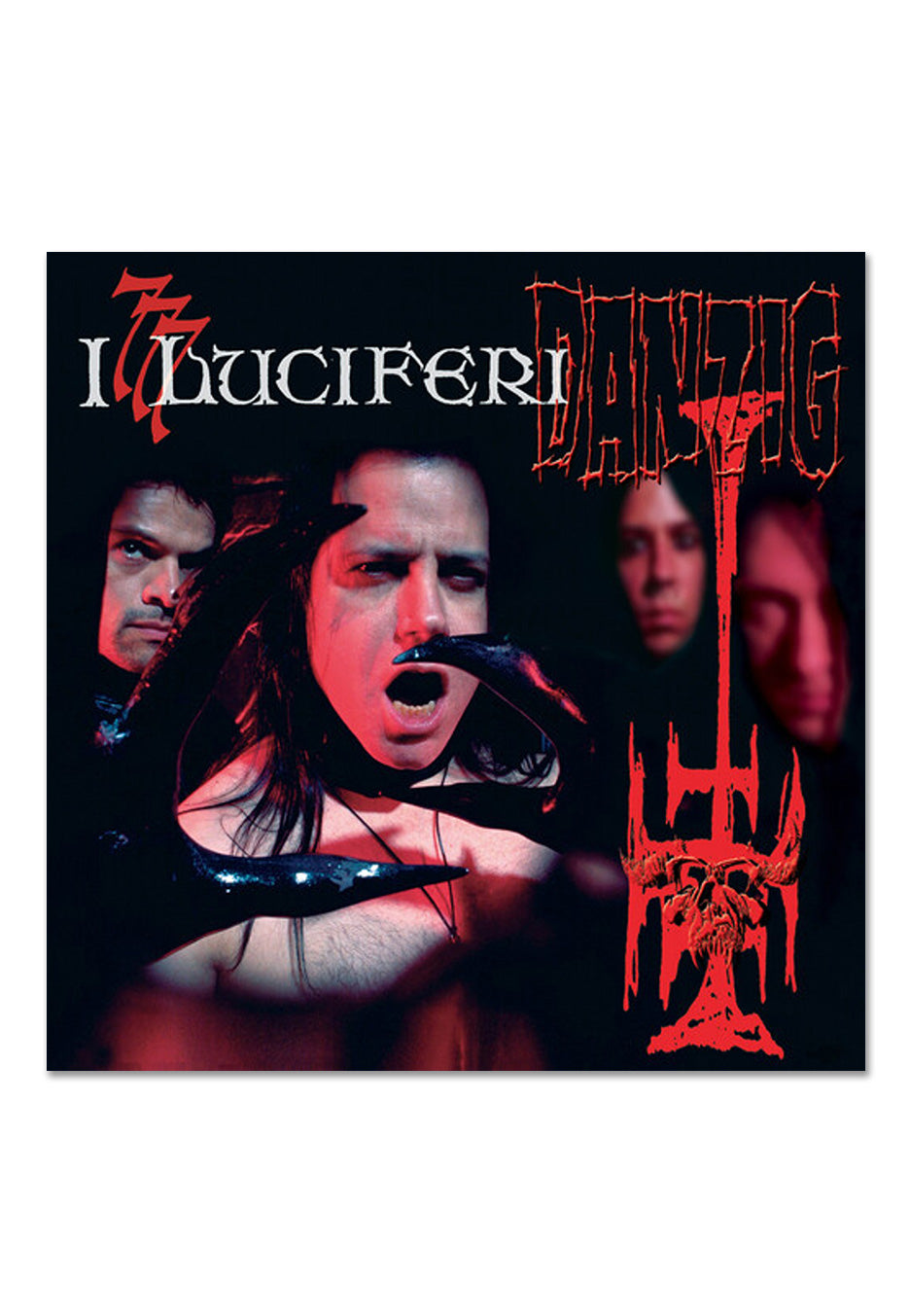 Danzig - 777: I Luciferi Ltd. Red/Black Butterfly Burst w/ White Splatter - Colored Vinyl | Neutral-Image