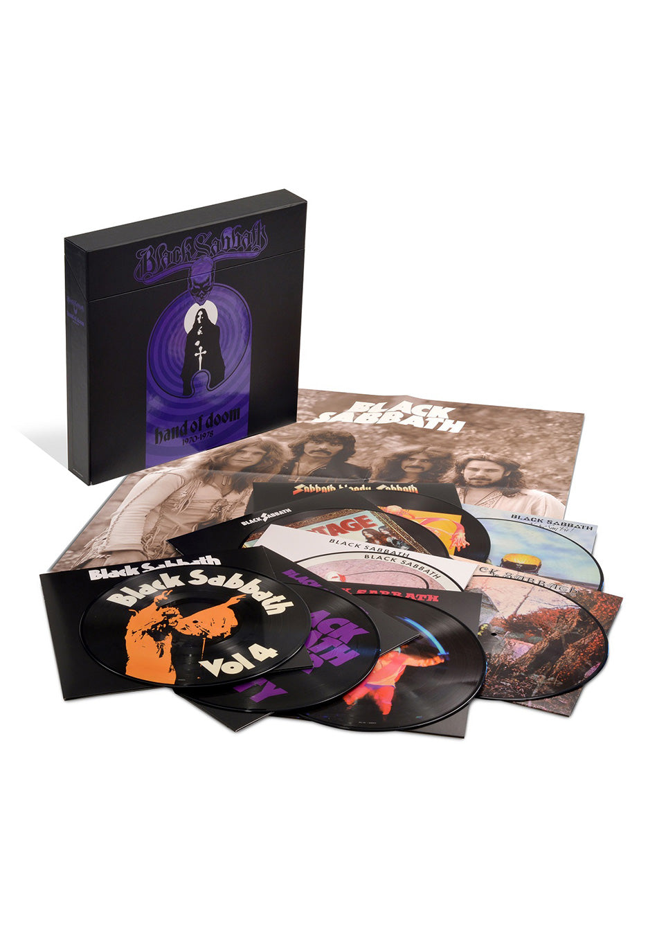 Black Sabbath - Hand Of Doom 1970-1978 (Super Deluxe) - 8 Picture Vinyl Boxset | Neutral-Image