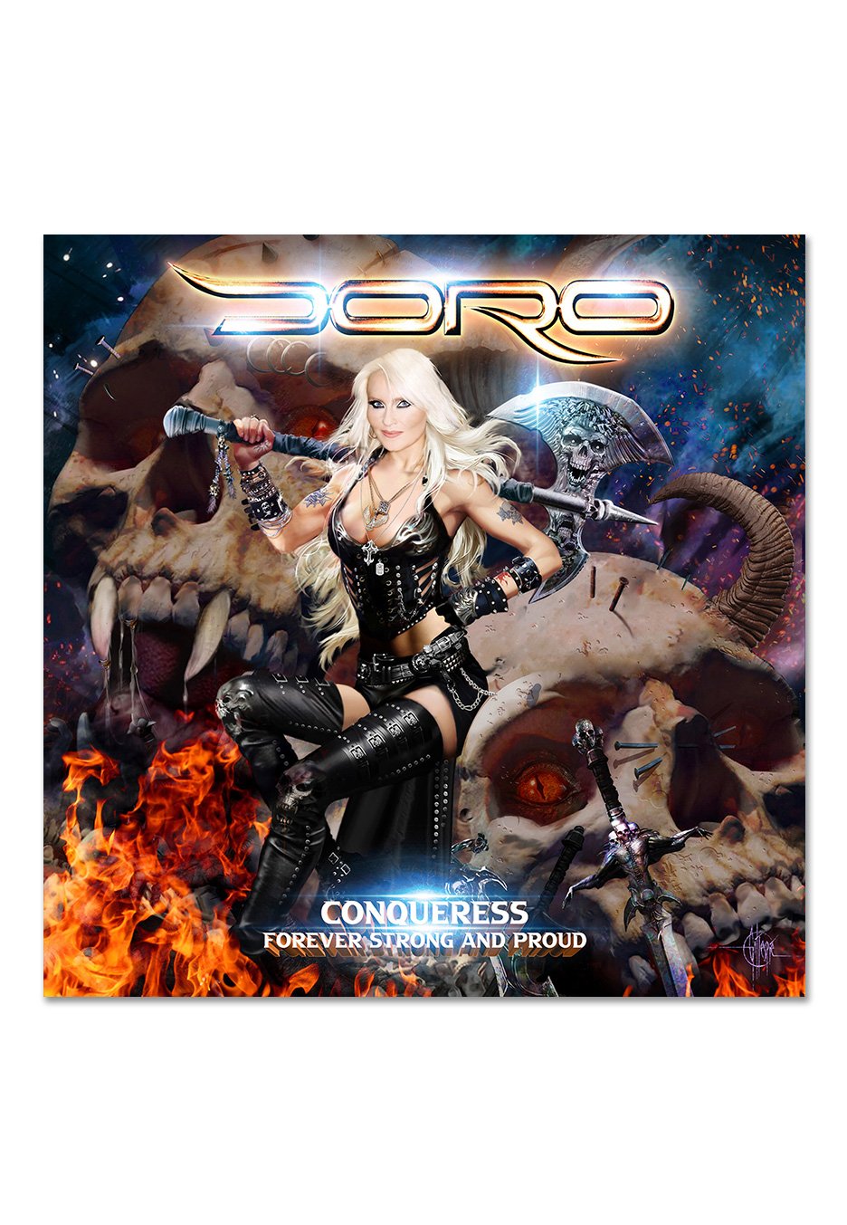 Doro - Conqueress - Forever Strong And Proud Ltd. Purple - Colored 2 Vinyl | Neutral-Image