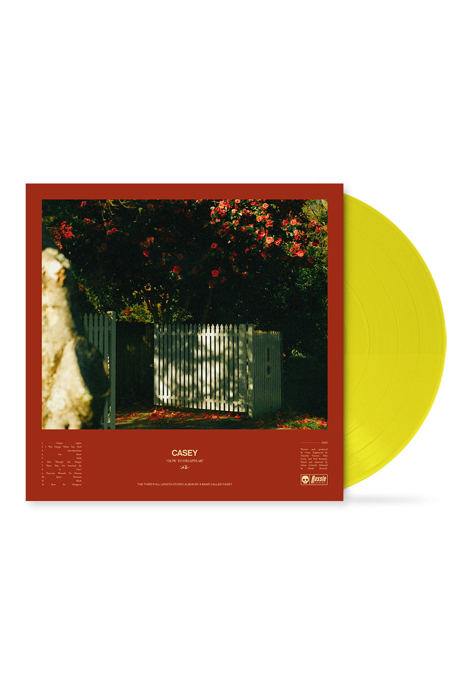 Casey - How To Disappear Transparent Yellow - Colored Vinyl | Neutral-Image