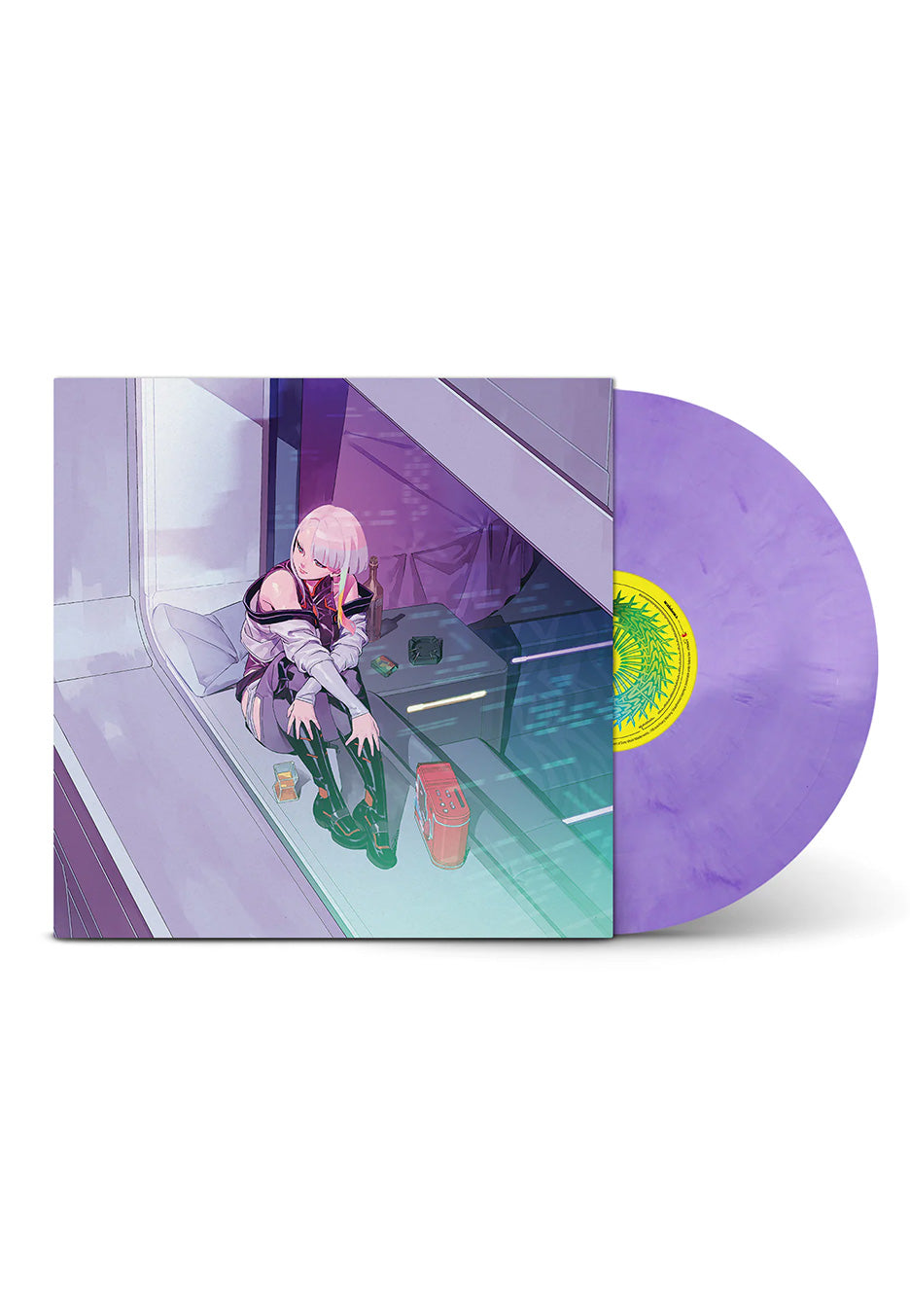 Cyberpunk: Edgerunners - Cyberpunk: Edgerunners OST (Akira Yamaoka/Marcin Przybylowicz) Purple - Marbled Vinyl | Neutral-Image