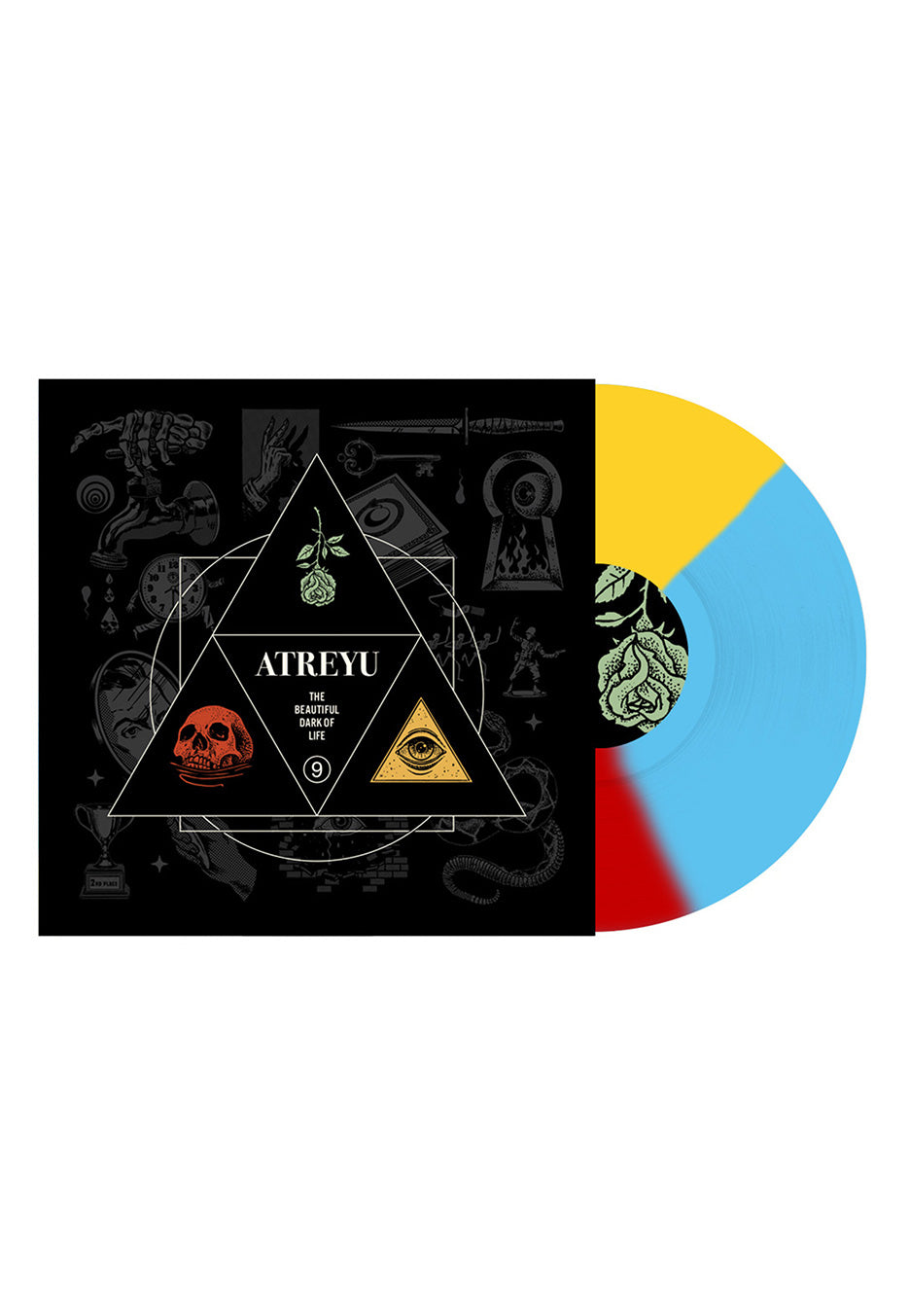 Atreyu - The Beautiful Dark Of Life Ltd. Red/Yellow/Blue Tri Colour - Colored 2 Vinyl | Neutral-Image