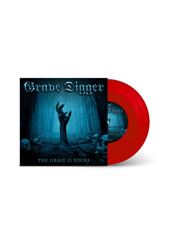 Grave Digger - The Grave Is Yours Ltd. Transparent Red - Colored 7 Inc