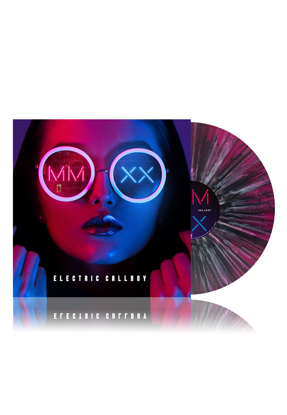 Electric Callboy - MMXX EP (Re-Issue 2023) Ltd. Transparent Magenta/White - Splattered Vinyl | Neutral-Image