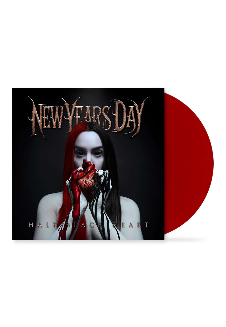 New Years Day - Half Black Heart Ltd. Deep Blood Red - Colored Vinyl | Neutral-Image