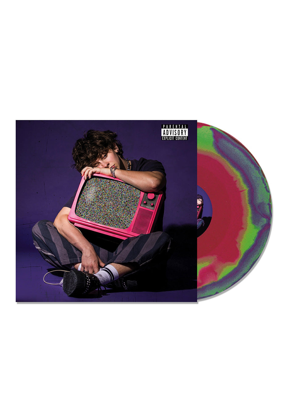 NOAHFINNCE - GROWING UP ON THE INTERNET Neon Swirl - Colored Vinyl | Neutral-Image