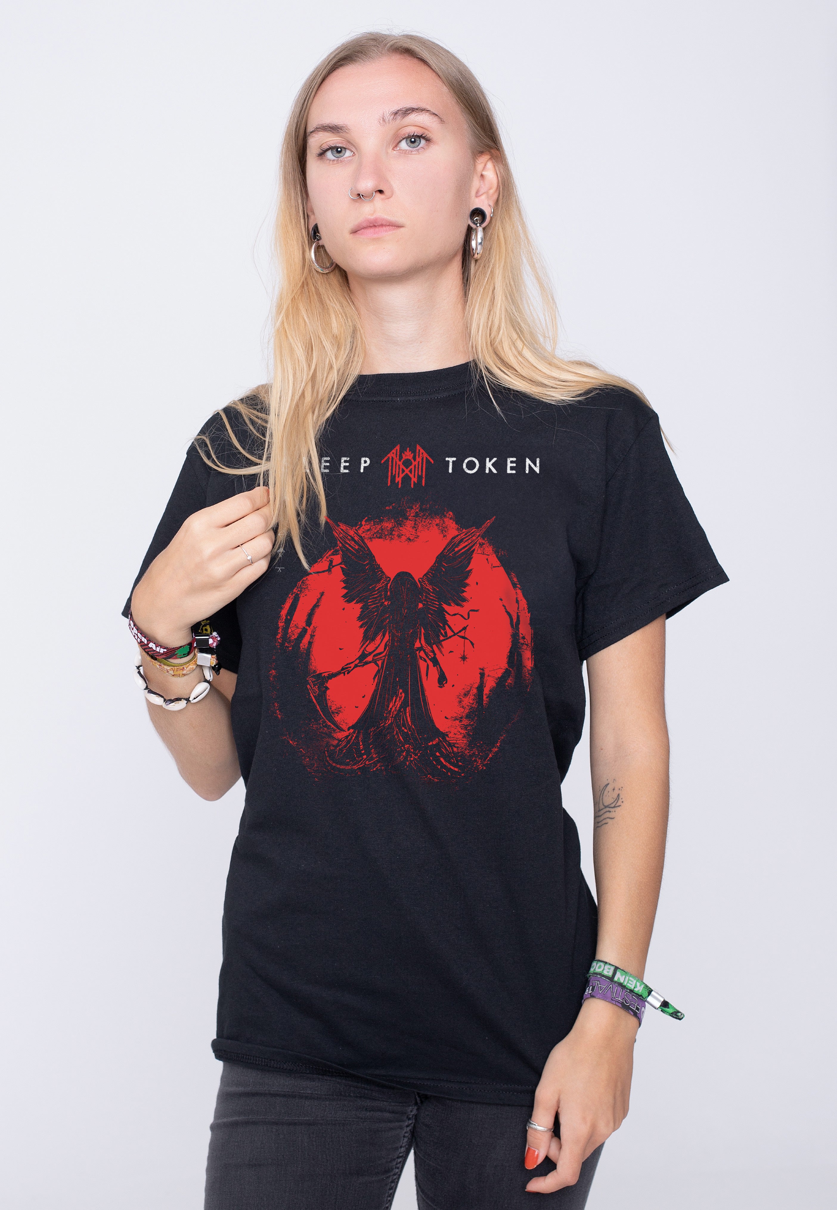 Sleep Token - Red Reaper Angel - T-Shirt | Women-Image