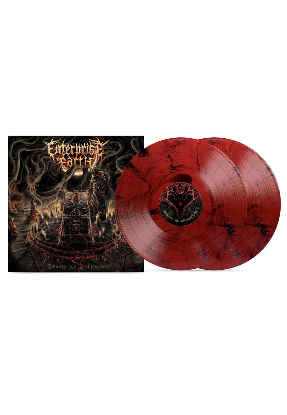 Enterprise Earth - Death: An Anthology Ltd. Translucent Ruby/Black - Colored 2 Vinyl | Neutral-Image