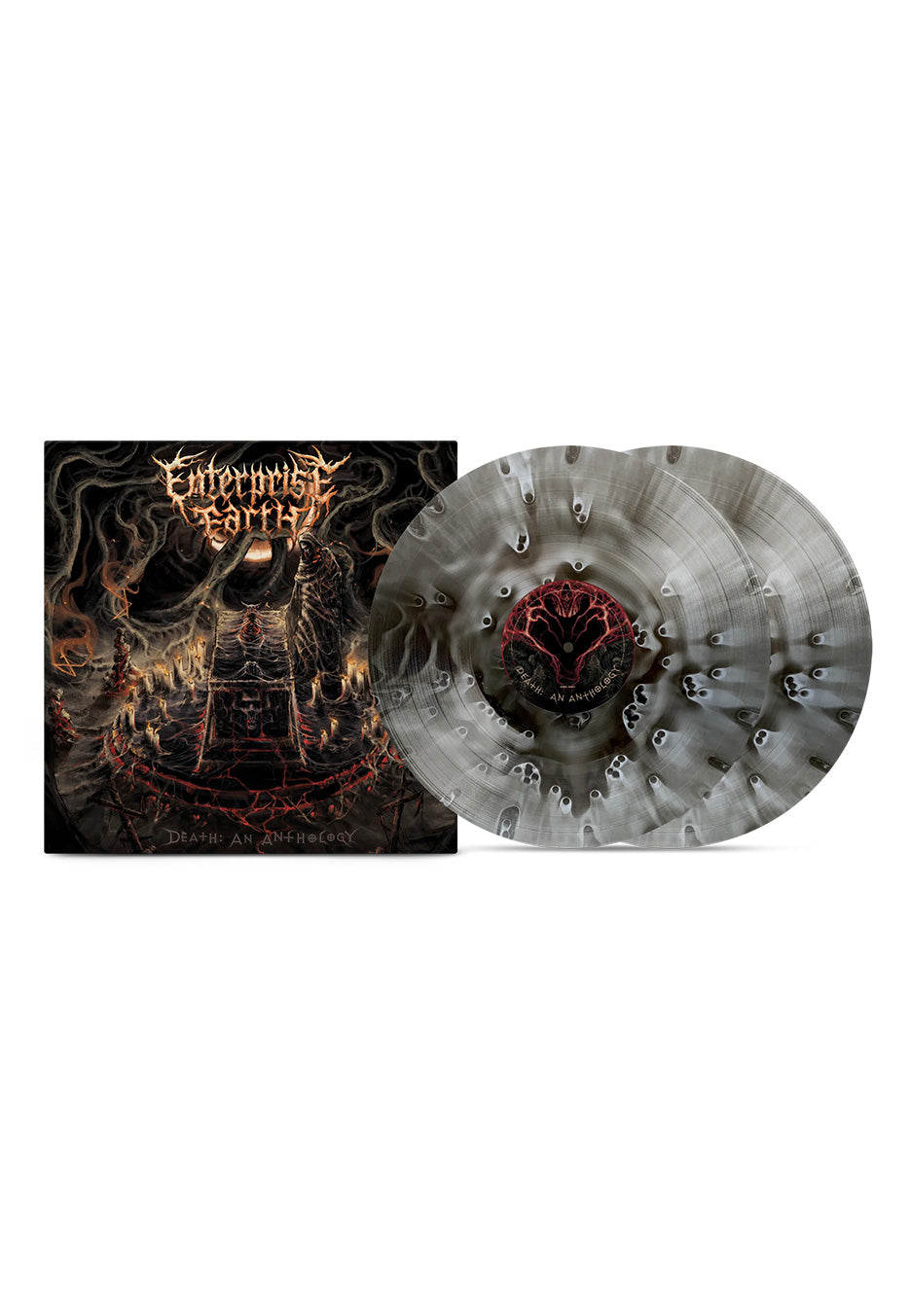 Enterprise Earth - Death: An Anthology Ltd. Clear Translucent Black Ice - Colored 2 Vinyl | Neutral-Image