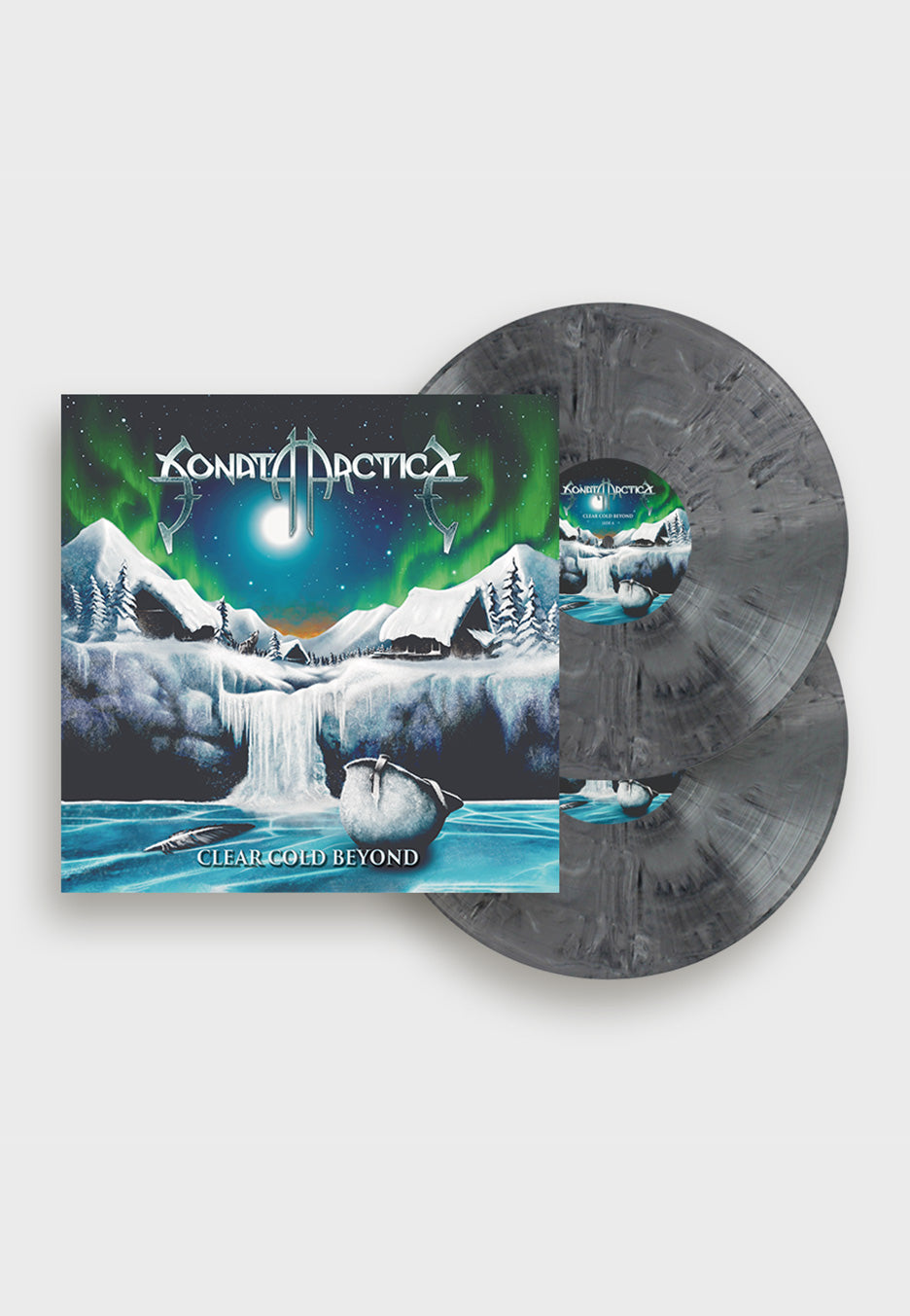 Sonata Arctica - Clear Cold Beyond Ltd. White/Black - Marbled 2 Vinyl | Neutral-Image