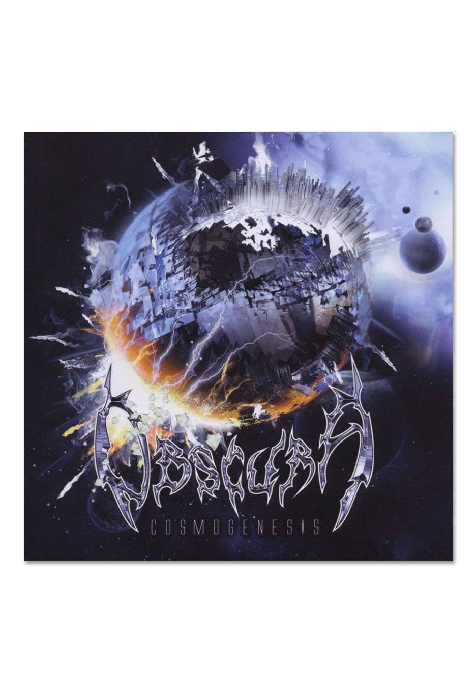 Obscura - Cosmogenesis Halloween Orange w/ Silver/Blue - Splattered Vinyl | Neutral-Image