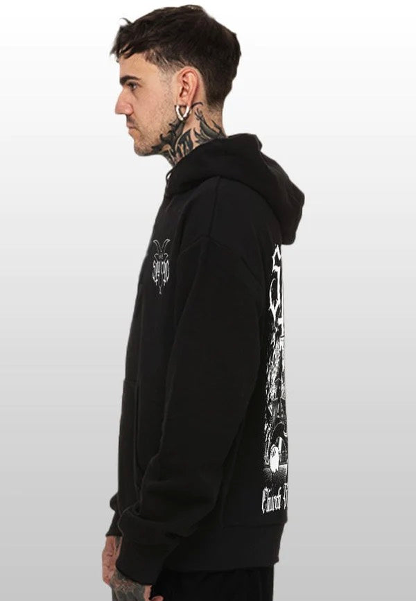 Stay Cold Apparel - Church Burner Crew Black - Hoodie | Men-Image