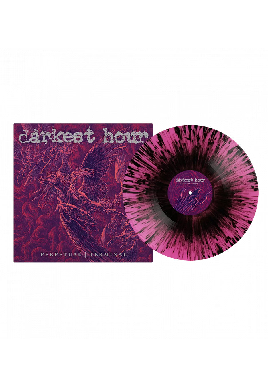 Darkest Hour - Perpetual | Terminal Ltd. Pink/Black - Splattered Vinyl | Neutral-Image