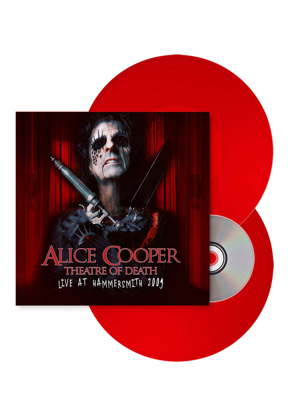 Alice Cooper - Theatre Of Death (Live At Hammersmith 2009) Ltd. Red - Colored 2 Vinyl + DVD | Neutral-Image