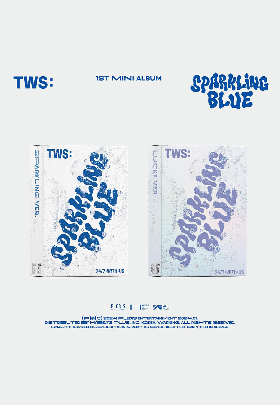 TWS - Sparkling Blue (Lucky Version) - CD | Neutral-Image