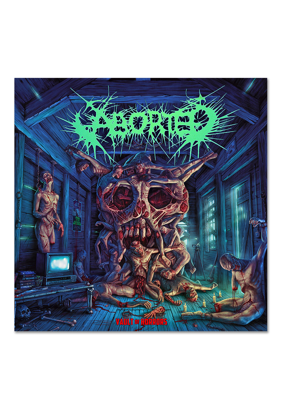 Aborted - Vault Of Horrors Sunburst Red+Blue - Colored Vinyl | Neutral-Image