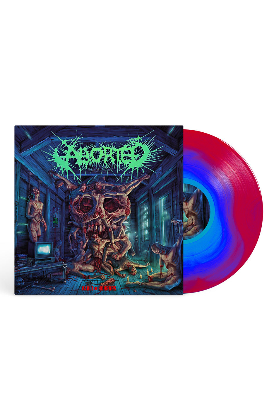 Aborted - Vault Of Horrors Sunburst Red+Blue - Colored Vinyl | Neutral-Image