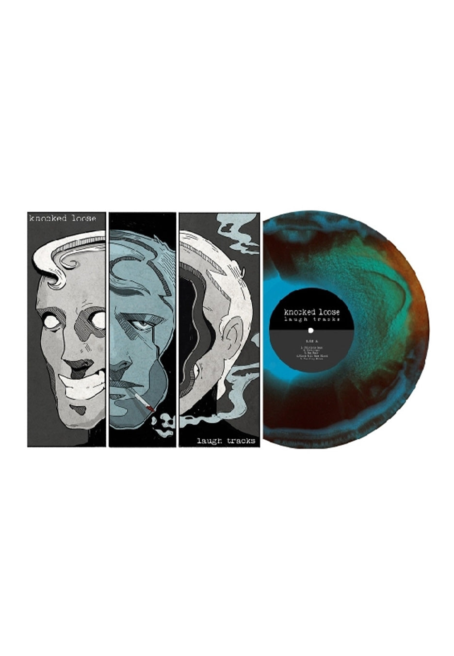 Knocked Loose - Laugh Tracks Ltd. Blue/Red/Yellow - Colored Vinyl | Neutral-Image