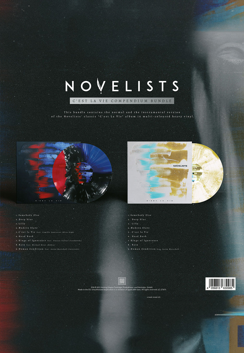 Novelists - C'est La Vie (Compendium Bundle) Ltd. Blue/Black/Red & White w/ Gold - Colored 2 Vinyl | Neutral-Image