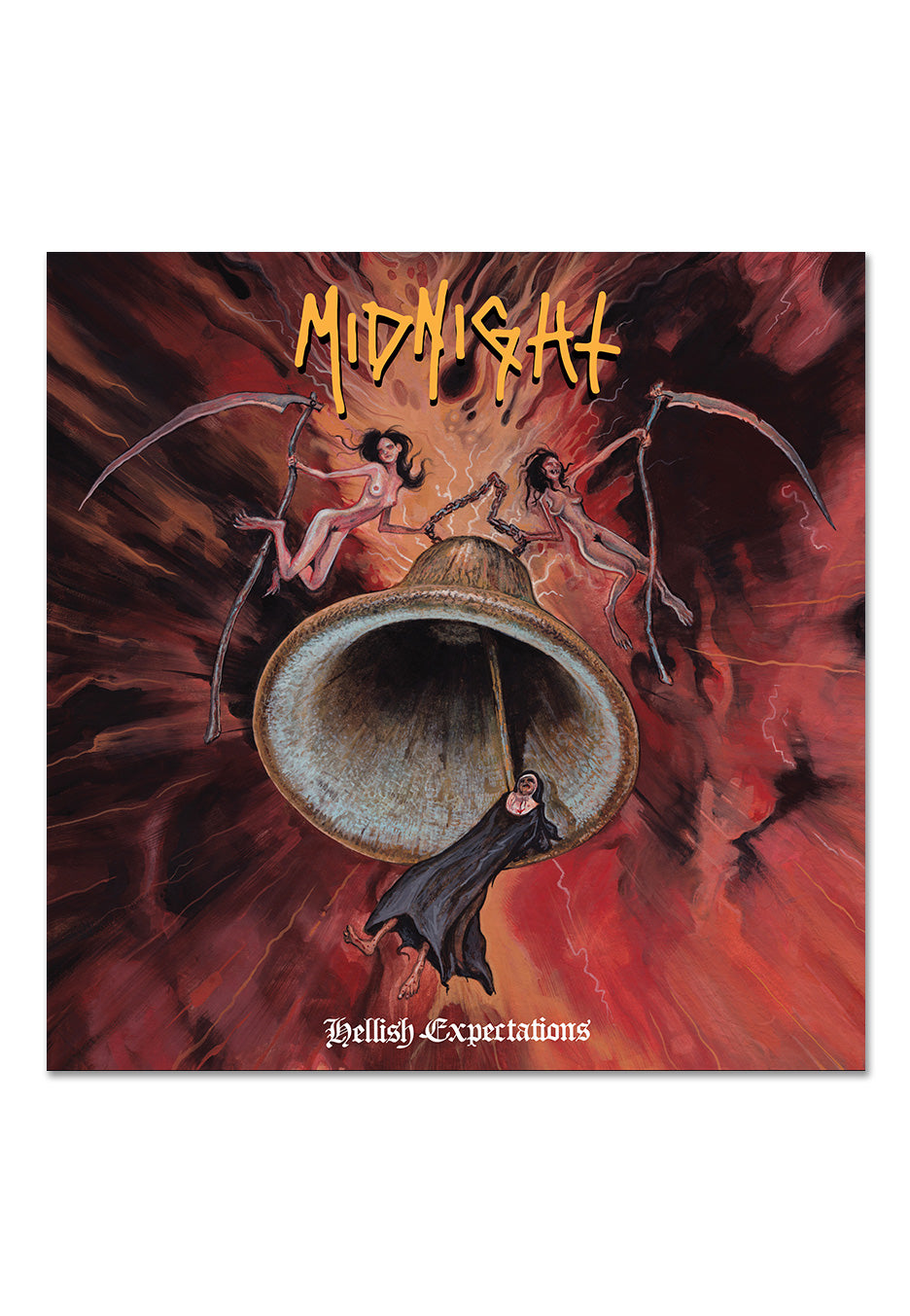 Midnight - Hellish Expectations Crimson Red w/ Black Smoke - Colored Vinyl | Neutral-Image