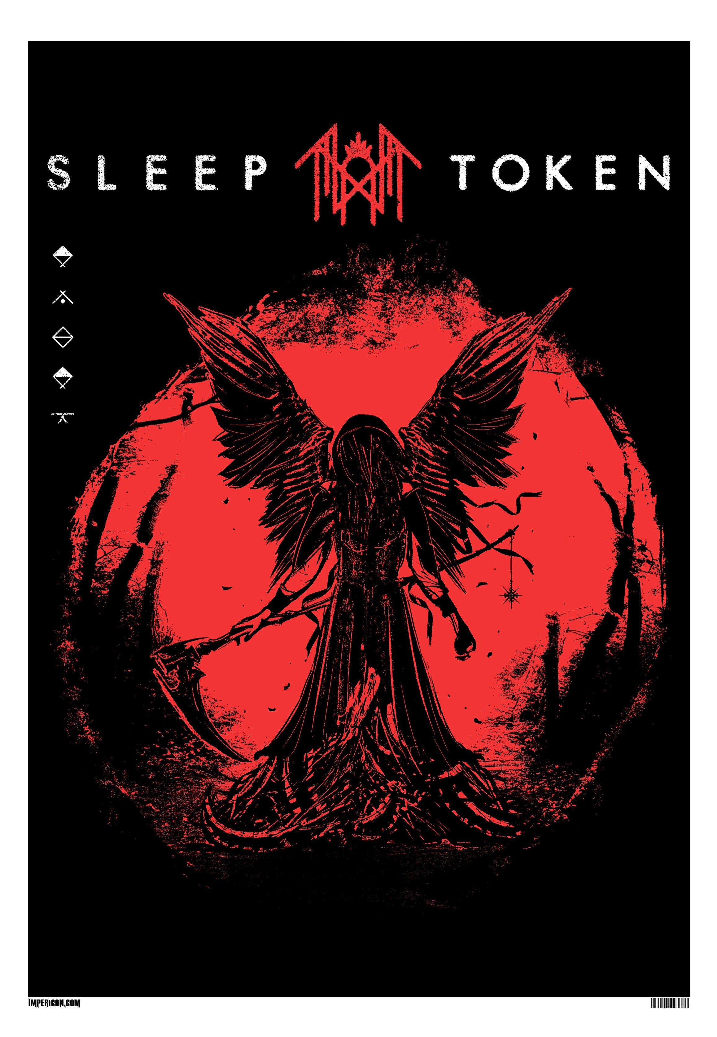 Sleep Token - Red Reaper Angel - Poster | Neutral-Image