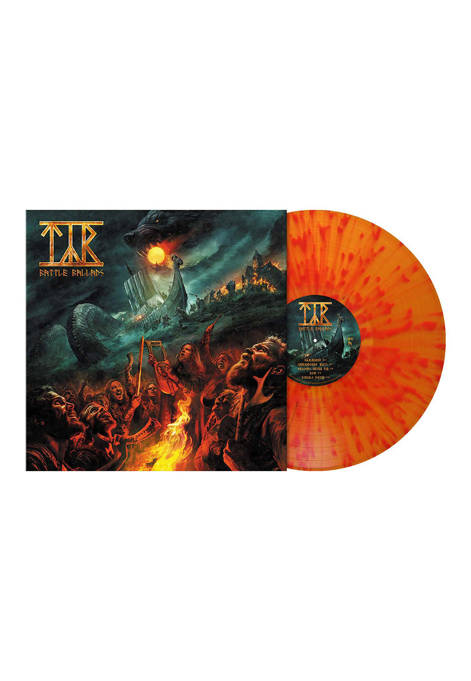 Týr - Battle Ballads Ltd. Flame - Splattered Vinyl | Neutral-Image