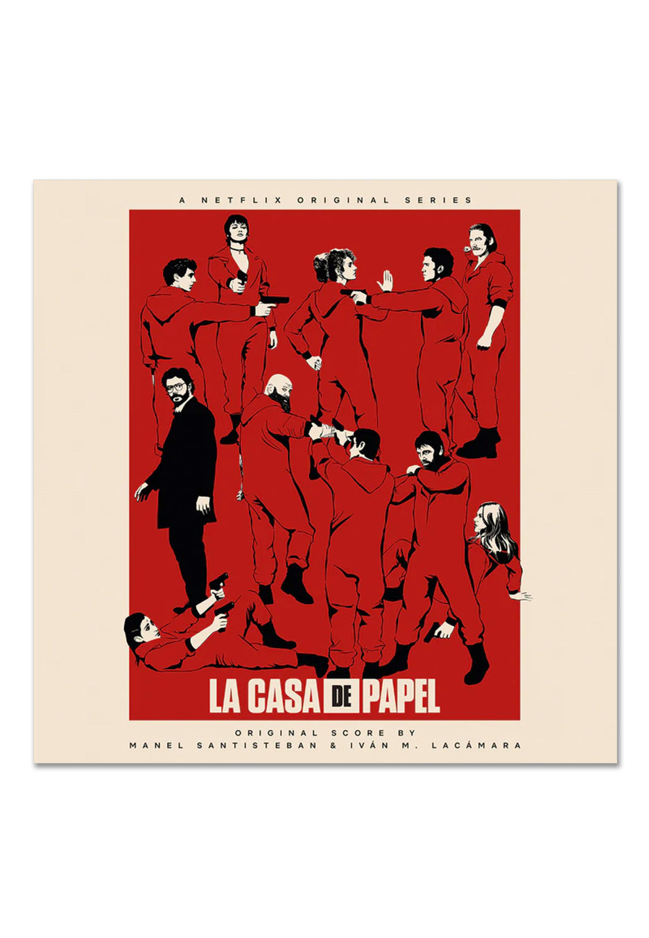 La Casa De Papel - La Casa De Papel OST (Manel Santisteban/Iván M. Lacámara) Ltd. Red - Colored 2 Vinyl | Neutral-Image