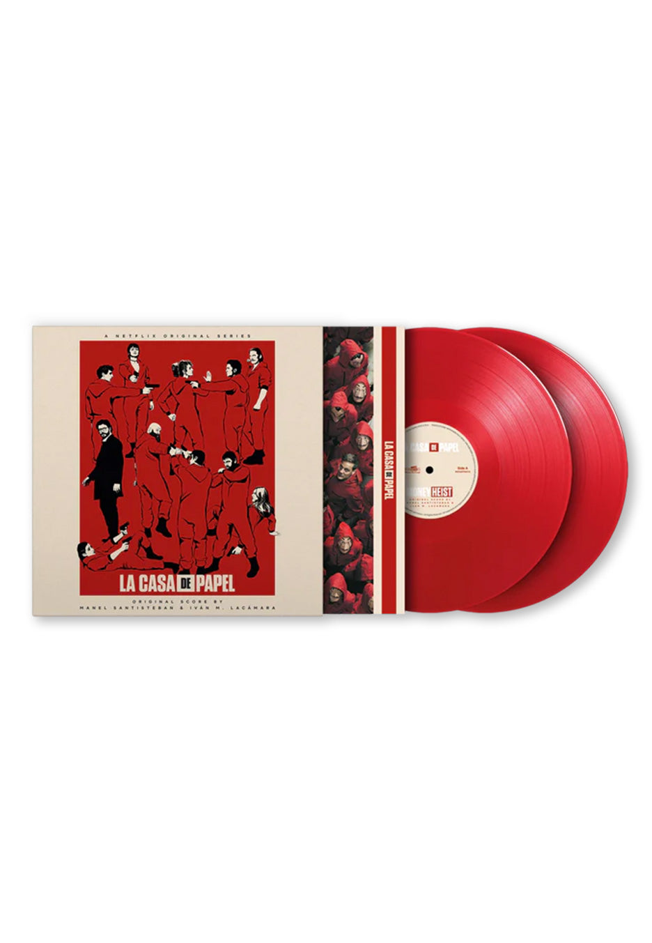 La Casa De Papel - La Casa De Papel OST (Manel Santisteban/Iván M. Lacámara) Ltd. Red - Colored 2 Vinyl | Neutral-Image