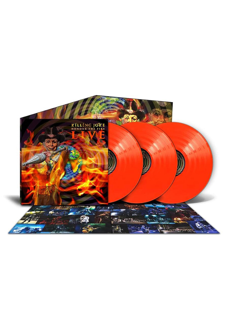 Killing Joke - Honour The Fire Live Ltd. Orange - Colored 3 Vinyl | Neutral-Image